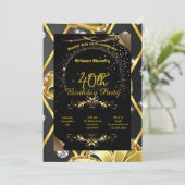 Einladung zum Geburtstag (Stehend Vorderseite)