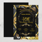 Einladung zum Geburtstag (Vorne/Hinten)