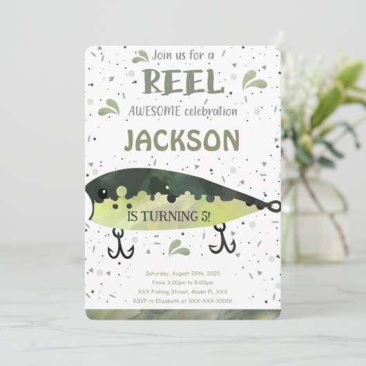 Einladung zum Geburtstag (Stehend Vorderseite)