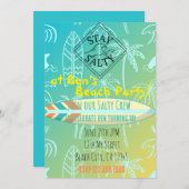 Einladung zum Geburtstag (Vorne/Hinten)