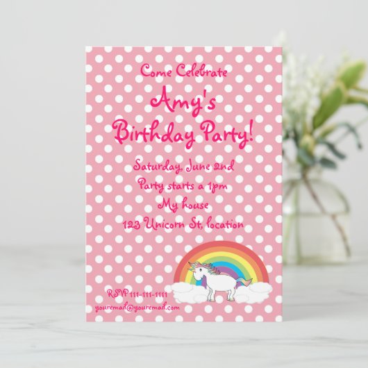 Einladung zum Geburtstag (Stehend Vorderseite)