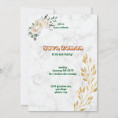 Einladung zum Geburtstag (Vorderseite)