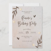 Einladung zum Geburtstag (Vorderseite)