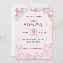 Einladung zum Geburtstag