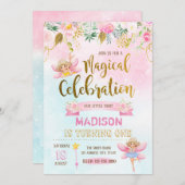 Einladung zum Geburtstag (Vorne/Hinten)