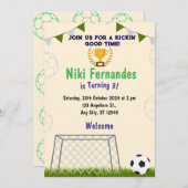 Einladung zum Geburtstag (Vorne/Hinten)