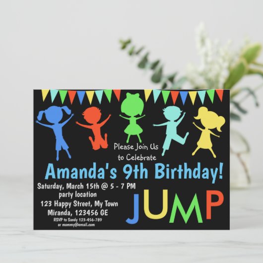 Einladung zum Geburtstag (Stehend Vorderseite)