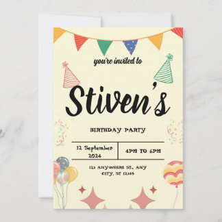 Einladung zum Geburtstag