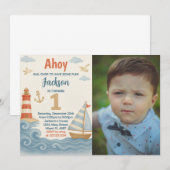 Einladung zum Geburtstag (Vorne/Hinten)