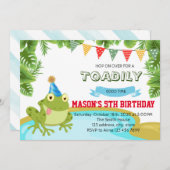 Einladung zum Geburtstag (Vorne/Hinten)