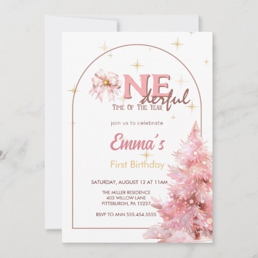 Einladung zum Geburtstag (Vorderseite)