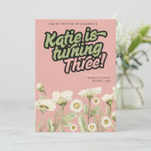 Einladung zum Geburtstag (Stehend Vorderseite)