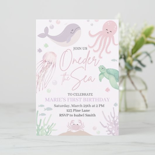 Einladung zum Geburtstag (Stehend Vorderseite)