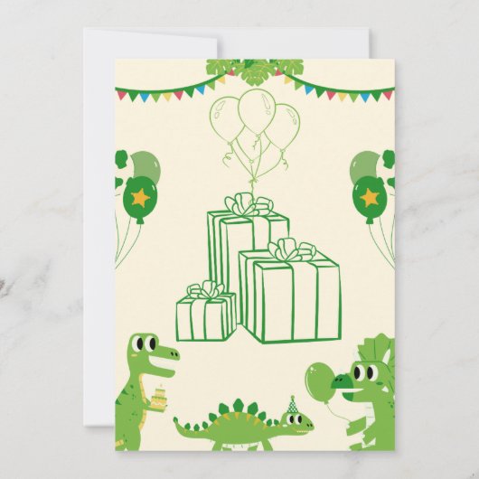 Einladung zum Geburtstag (Rückseite)