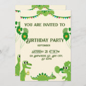 Einladung zum Geburtstag (Vorne/Hinten)