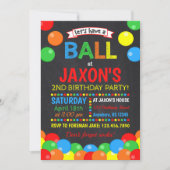 Einladung zum Geburtstag (Vorderseite)