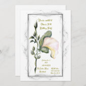 Einladung zum Geburtstag (Vorne/Hinten)