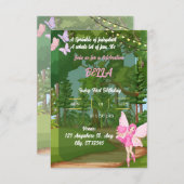 Einladung zum Geburtstag (Vorne/Hinten)