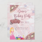 Einladung zum Geburtstag (Vorne/Hinten)