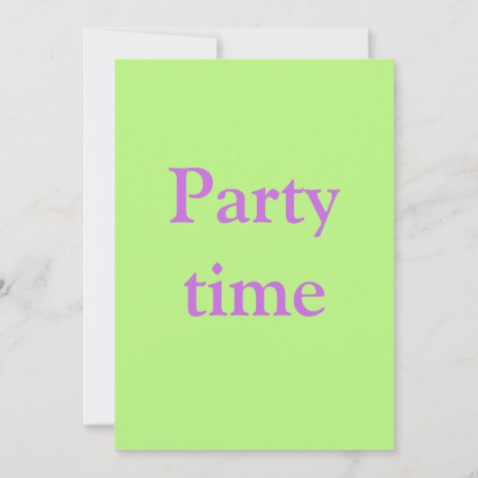 Einladung zum Geburtstag (Rückseite)