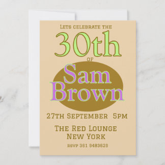 Einladung zum Geburtstag