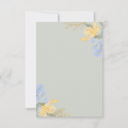 Einladung zum Geburtstag (Rückseite)