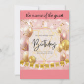 Einladung zum Geburtstag (Vorderseite)