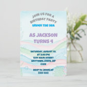 Einladung zum Geburtstag (Stehend Vorderseite)