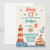 Einladung zum Geburtstag (Vorne/Hinten)