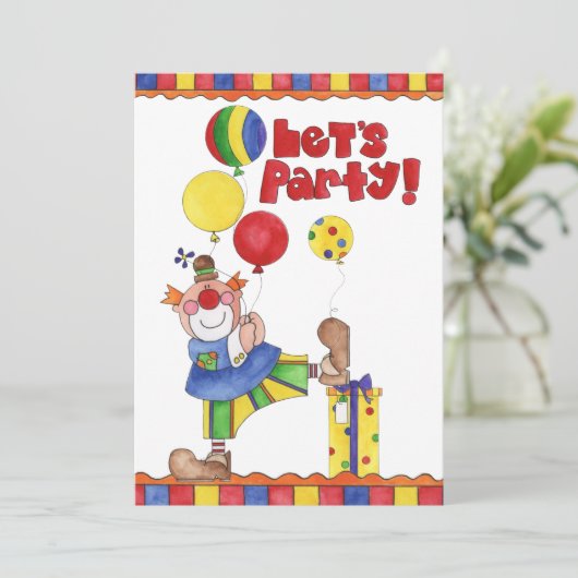 Einladung zum Geburtstag (Stehend Vorderseite)