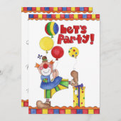 Einladung zum Geburtstag (Vorne/Hinten)