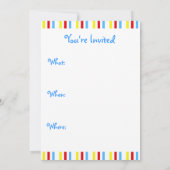 Einladung zum Geburtstag (Rückseite)