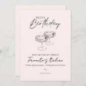 Einladung zum Geburtstag (Vorne/Hinten)