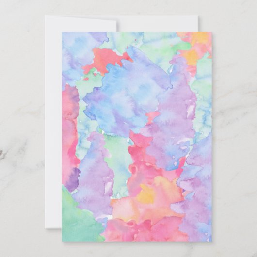 Einladung zum Geburtstag (Rückseite)