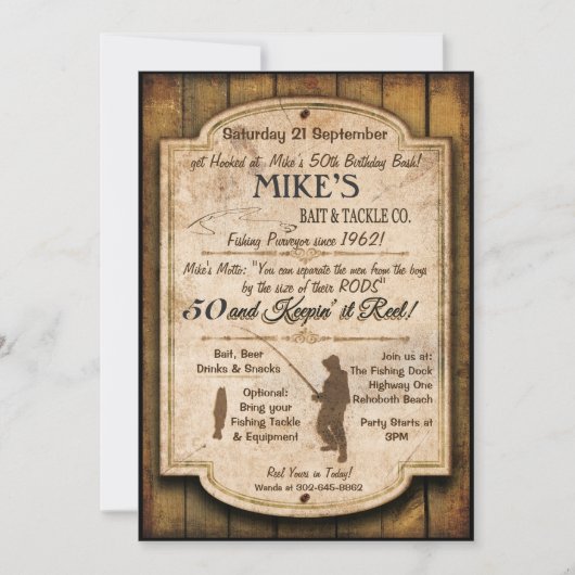 Einladung zum Geburtstag (Vorderseite)