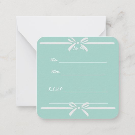 Einladung zum Geburtstag (Rückseite)