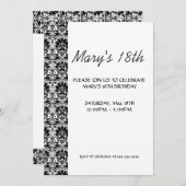 Einladung zum Geburtstag (Vorne/Hinten)