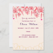 Einladung zum Geburtstag (Vorderseite)