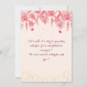 Einladung zum Geburtstag (Rückseite)