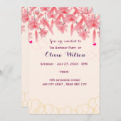 Einladung zum Geburtstag (Vorne/Hinten)