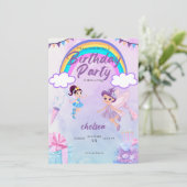 Einladung zum Geburtstag (Stehend Vorderseite)