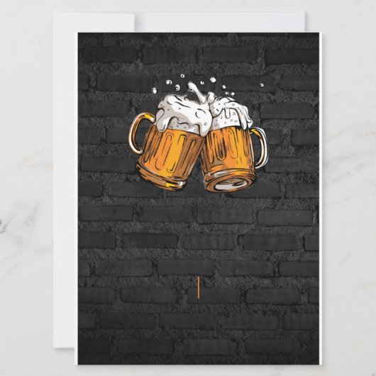 Einladung zum Geburtstag (Rückseite)