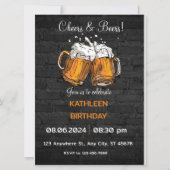 Einladung zum Geburtstag (Vorderseite)