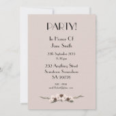 Einladung zum Geburtstag75 Jahre alt (Rückseite)