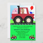 Einladung zum Geburtstag 020: Bauer (Vorderseite)