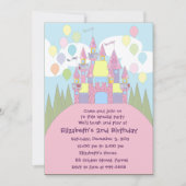 Einladung zum Geburtstag 022: Burg (Vorderseite)