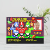 Einladung zum Geburtstag 028B:American Football (Stehend Vorderseite)