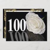 Einladung zum Geburtstag 100 Jahre alt (Vorne/Hinten)