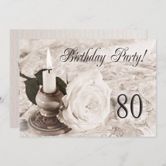 Einladung zum Geburtstag 101 Jahre alt (Vorne/Hinten)