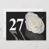 Einladung zum Geburtstag 27 Jahre alt (Vorderseite)